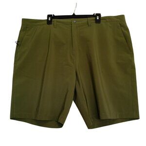 Polo Ralph Lauren Green Mens Golf Shorts Size 42 With Button & Zip Closure